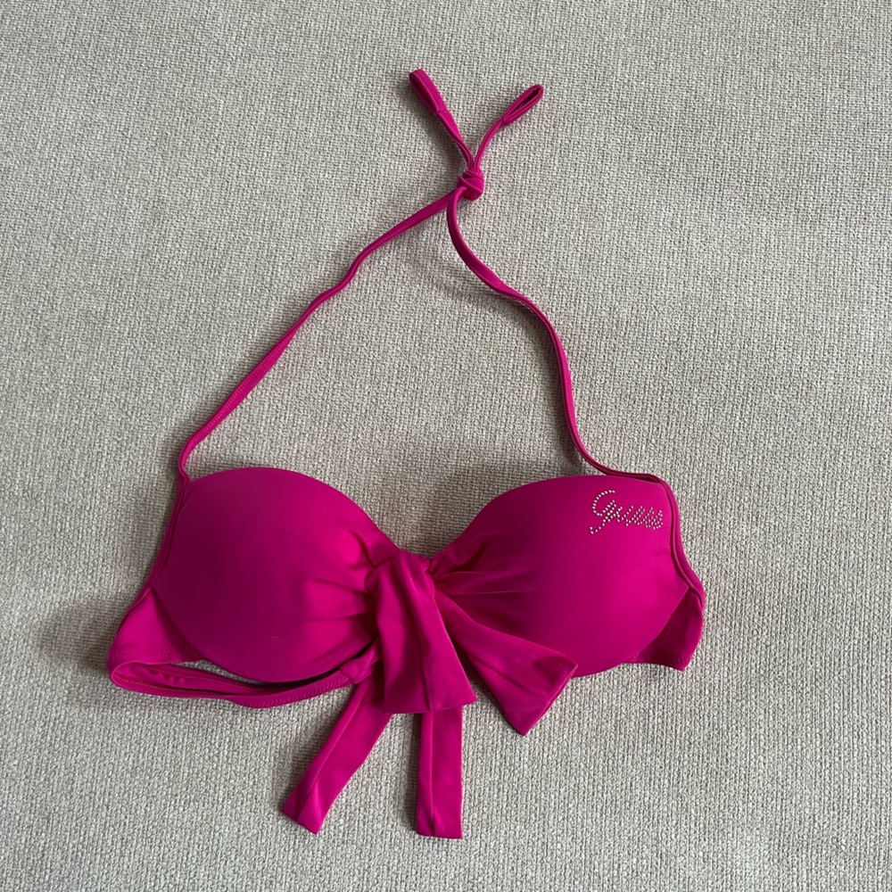 GUESS Pink Bikini Top